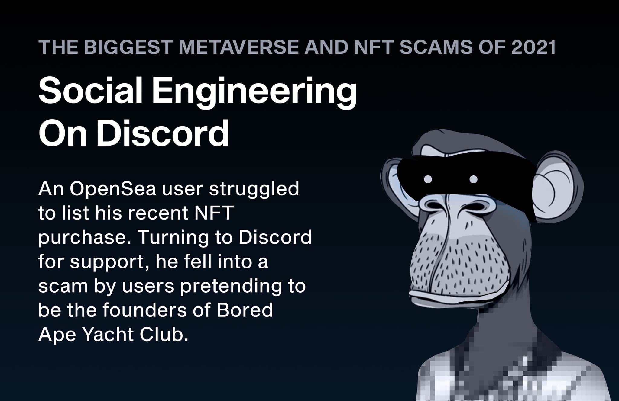 Social engineering on Discord: scammers posing as Bored Ape Yacht Club founders tricked an OpenSea user